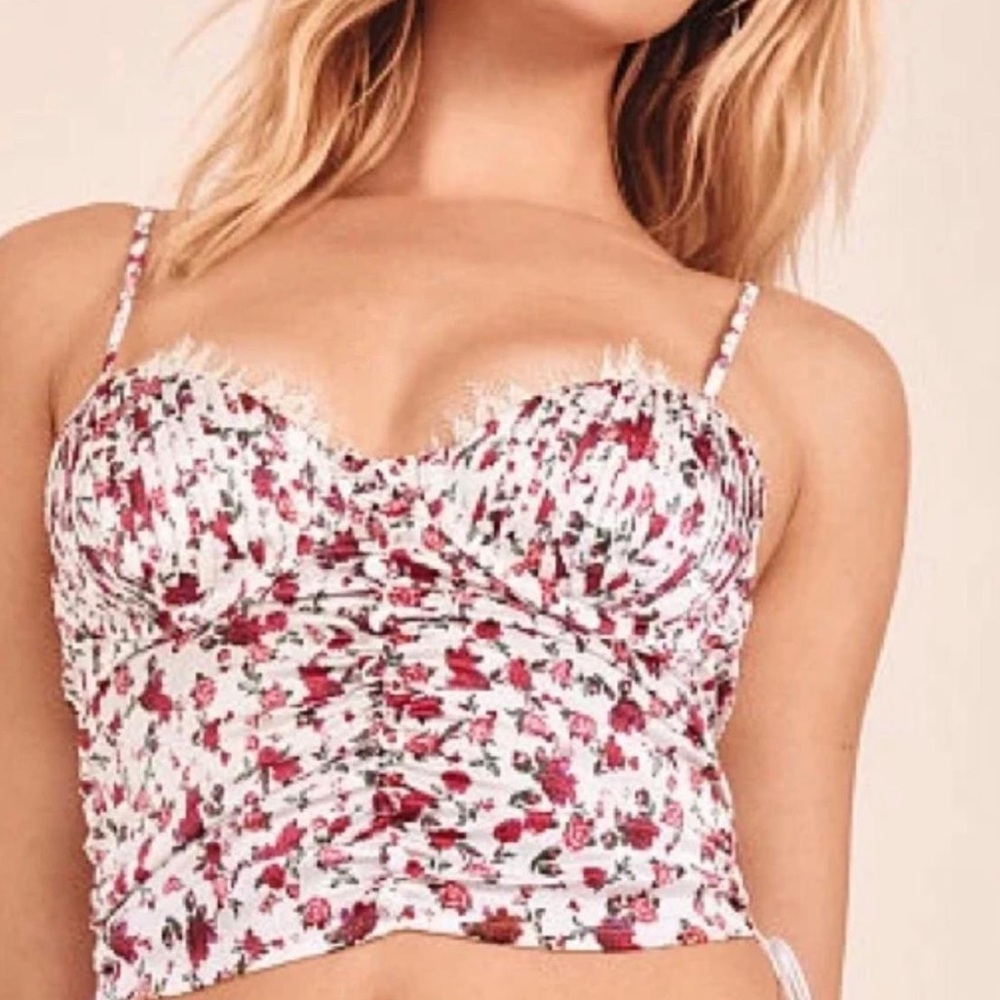 Floral For love and lemons bustier